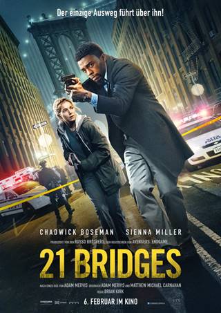 21 Bridges Filmplakat