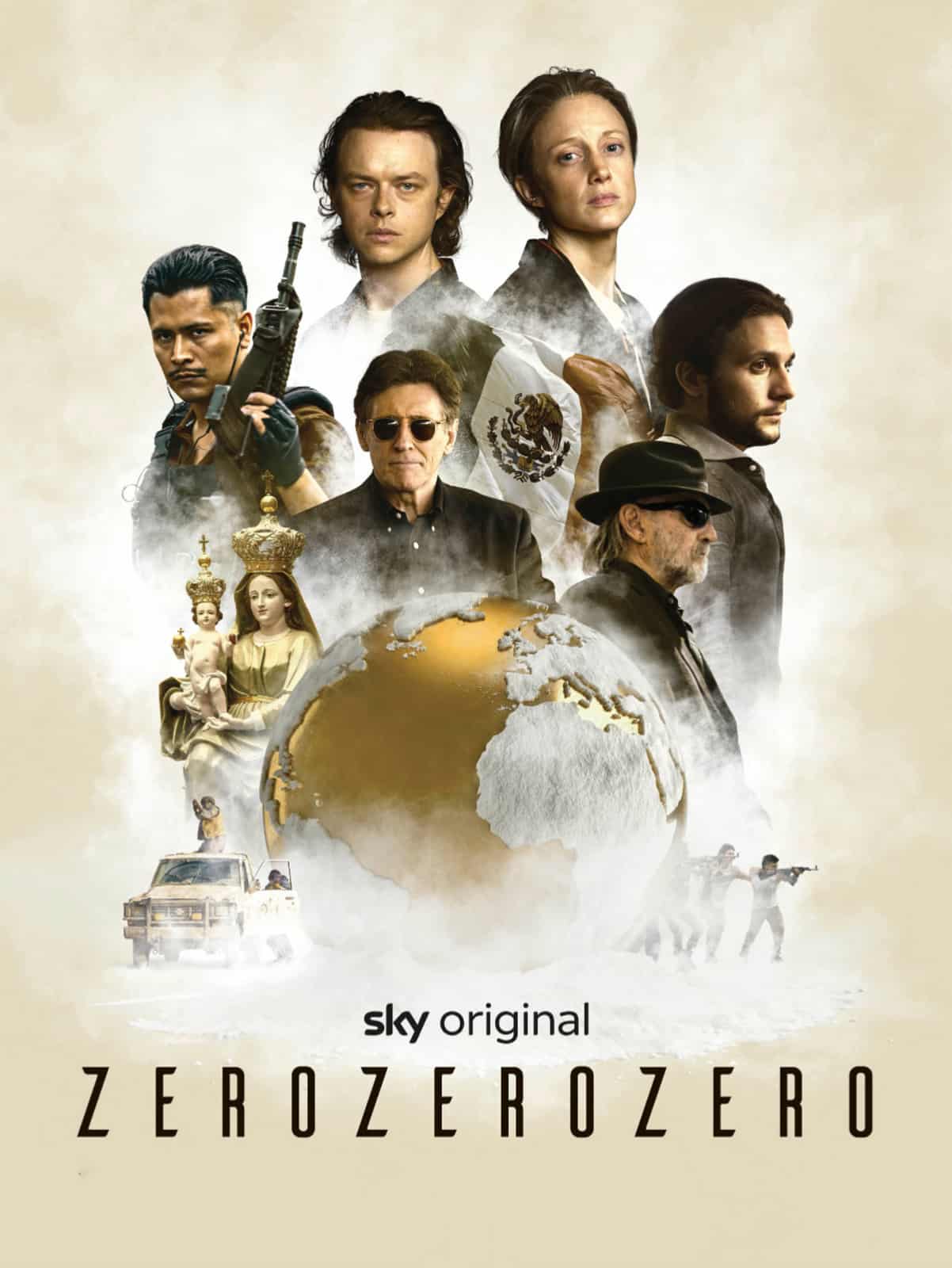 zerozeroZero Plakat zur Sky Atlantic Serie um einen Drogendeal über drei Kontinente