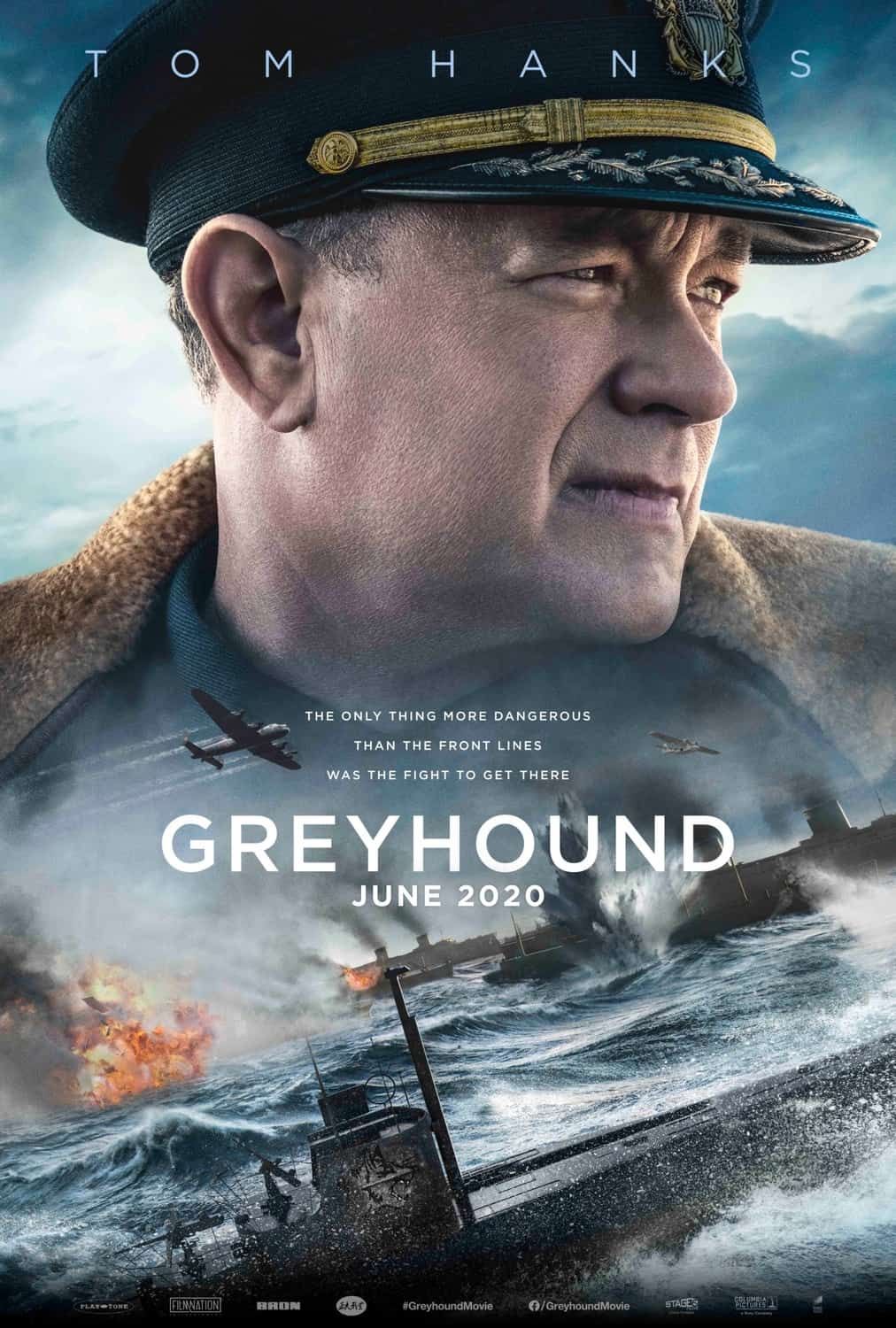 Tom Hanks als Kapitän im Film Greyhound.
