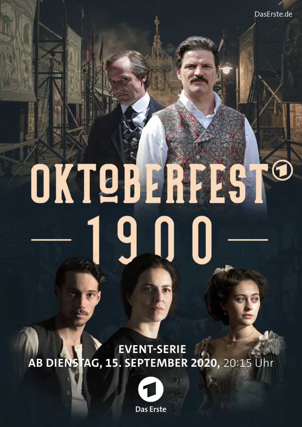 Oktoberfest 1900 Serien Plakat mit Misel Matecivic und Martina Gedeck