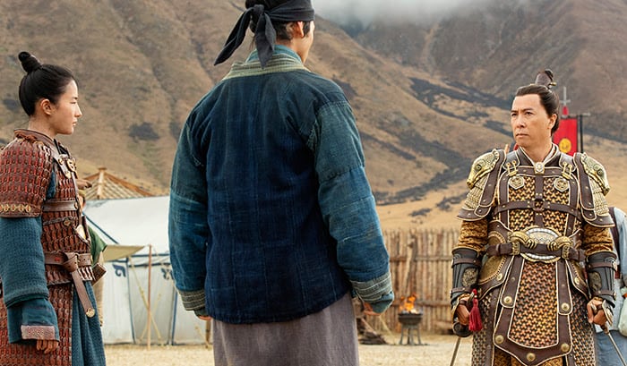 Donnie Yen als general und Mentor von Mulan