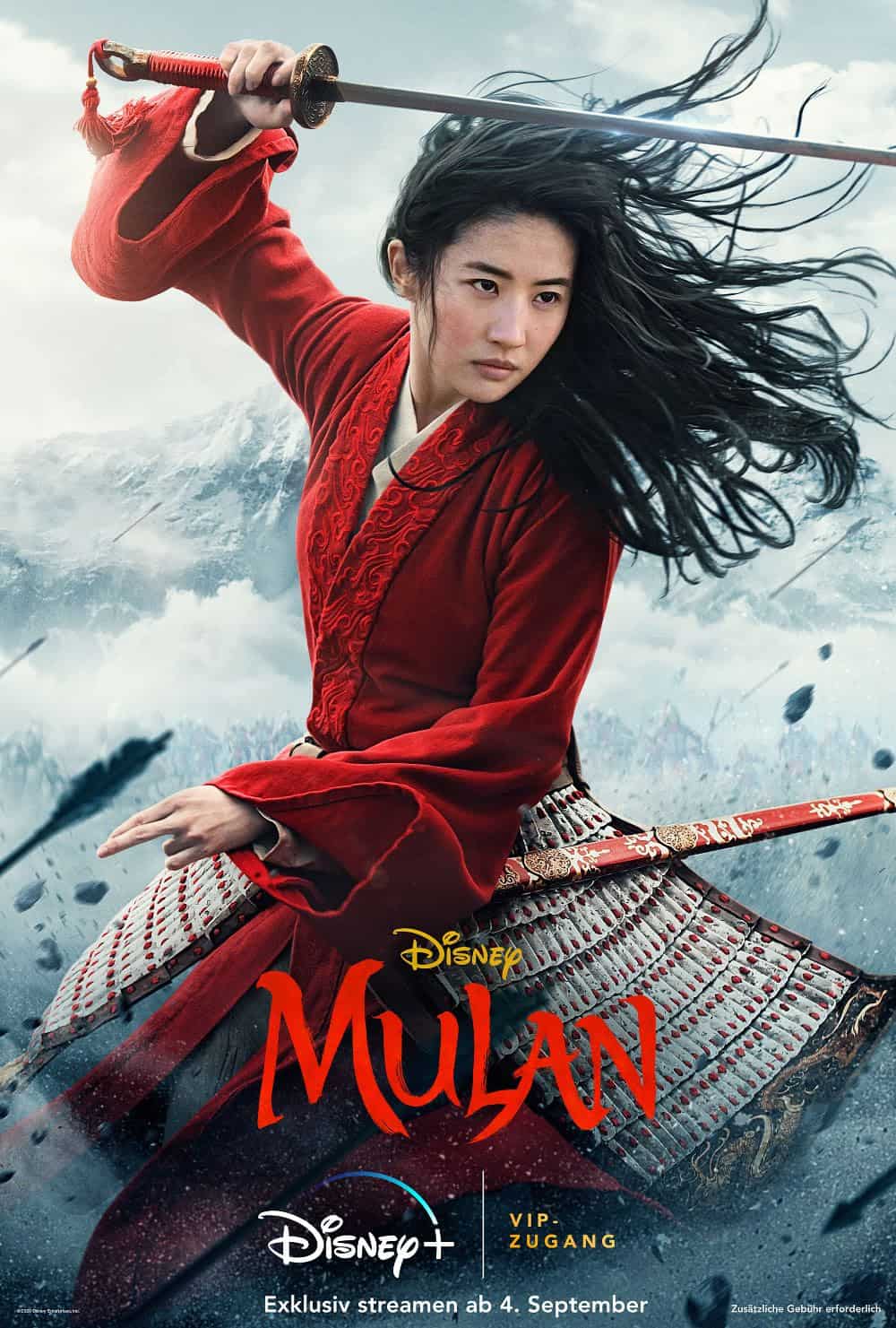 Mulan kommt als Realverfilmung ab dem 04. September direkt zu Disney