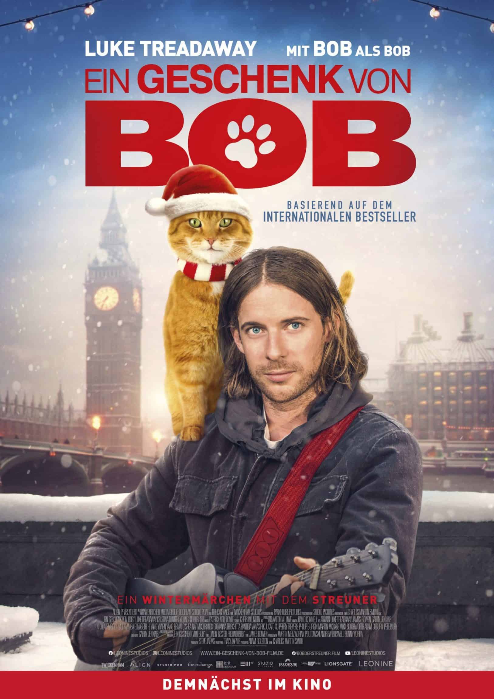 Hauptplakat zu Ein Geschenk von Bob ab 26. November im Kino