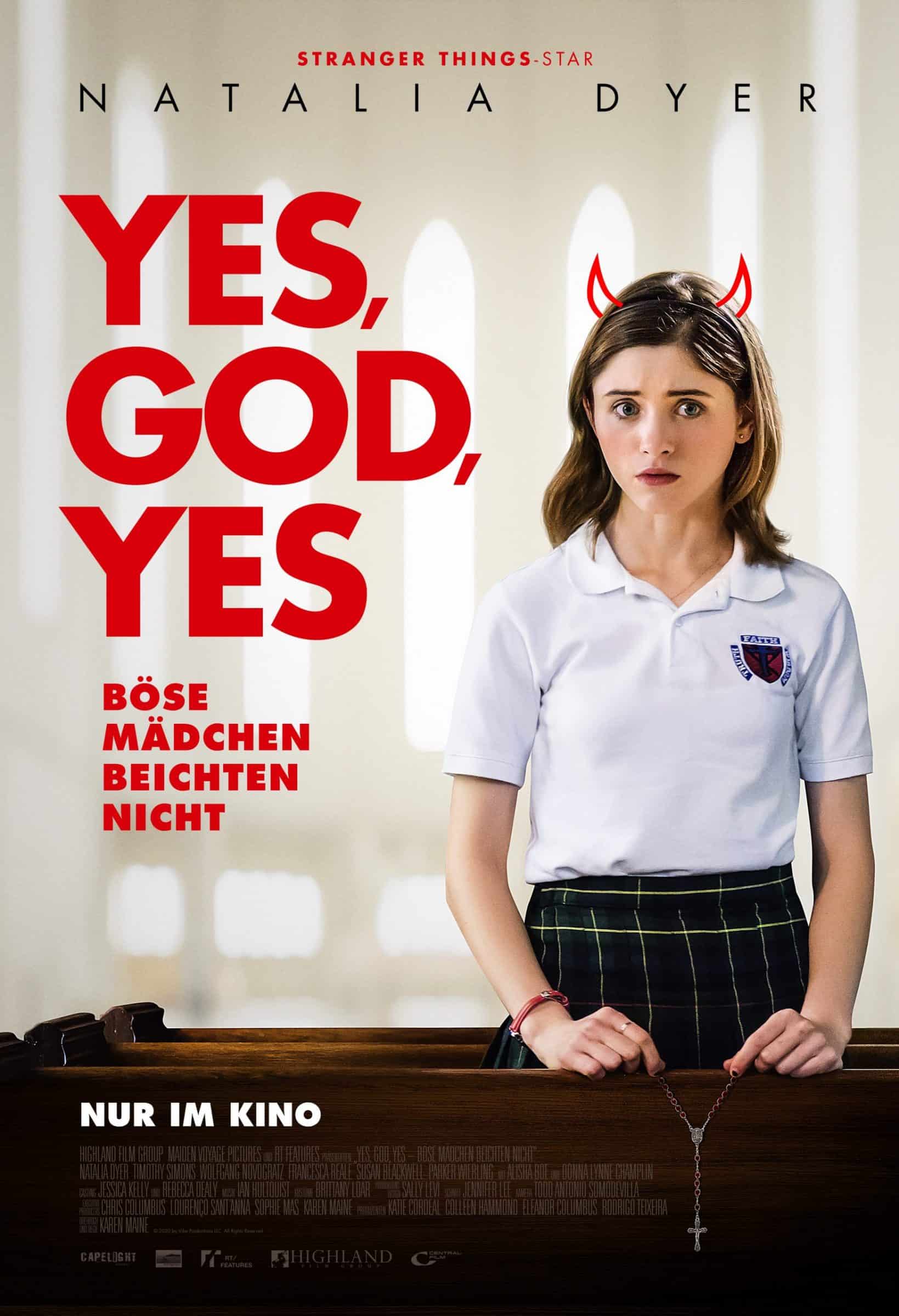 Poster zum Film Yes, God Yes mit Natalia Dyer aus Stranger Things