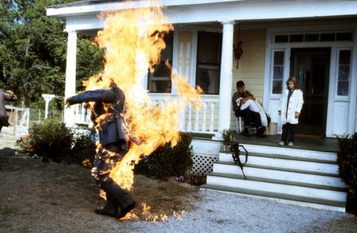 Drew Barrymore in der Verfilmung des Stephen King Romans "Feuerteufel" aus dem Jahr 1984