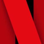Ein rotfarbenes N auf schwarzem Hintergrund. Das Symbol des Streaming Anbieters Netflix