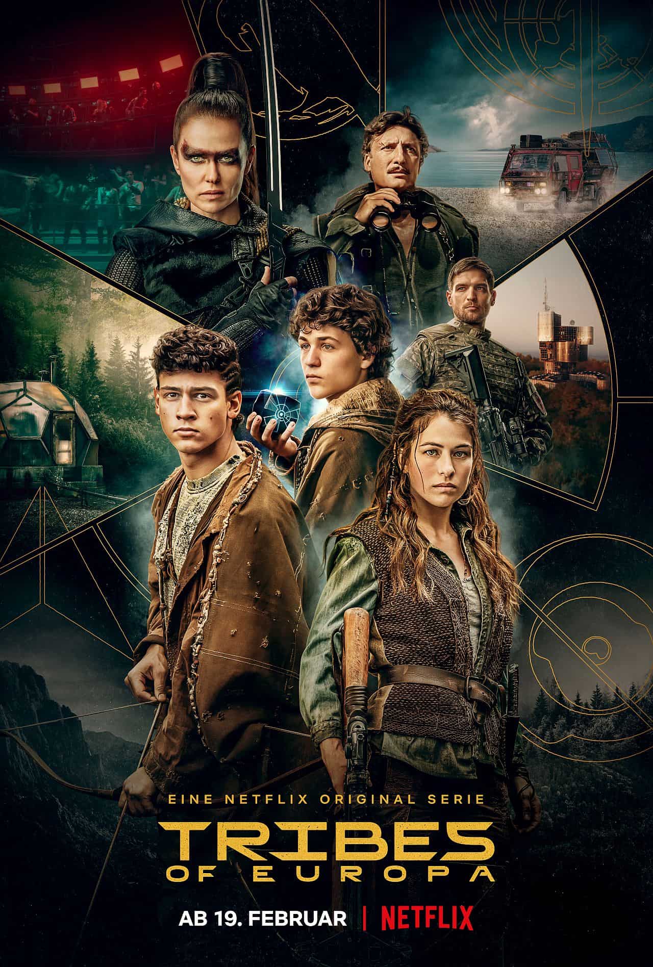 Tribes of Europa Poster für ein deutsches Sci Fi Drama bei Netflix