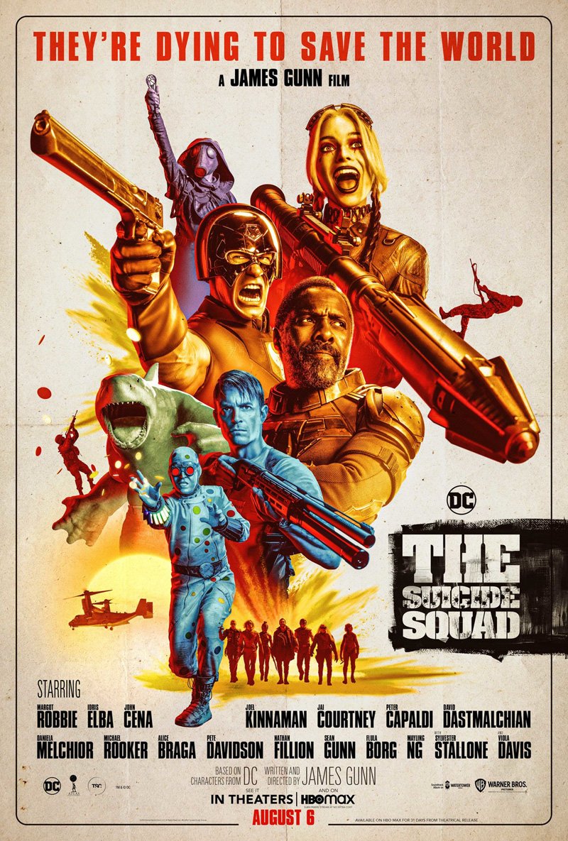The Suicide Squad neuer Poster im Retro Stil