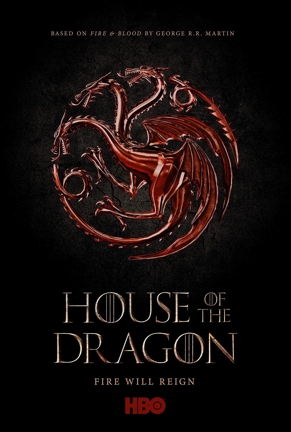 Plakat mit Schrifzug House Ofg The Dragon
