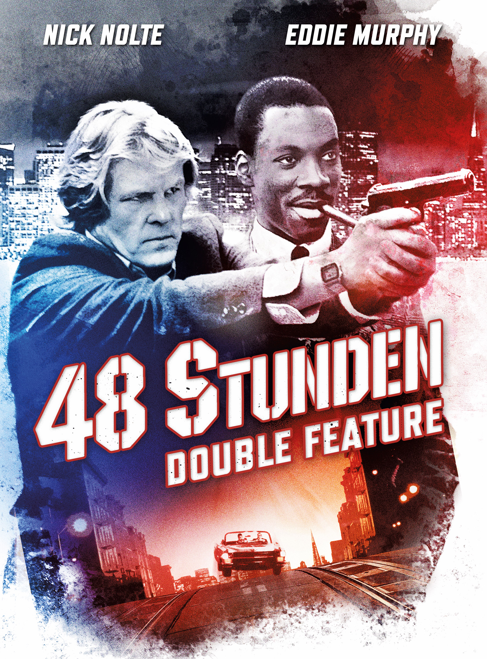 Eddie Murphy und Nick Nolte in Nur 48 Std und Wieder 48 Stunden auf Blu ray