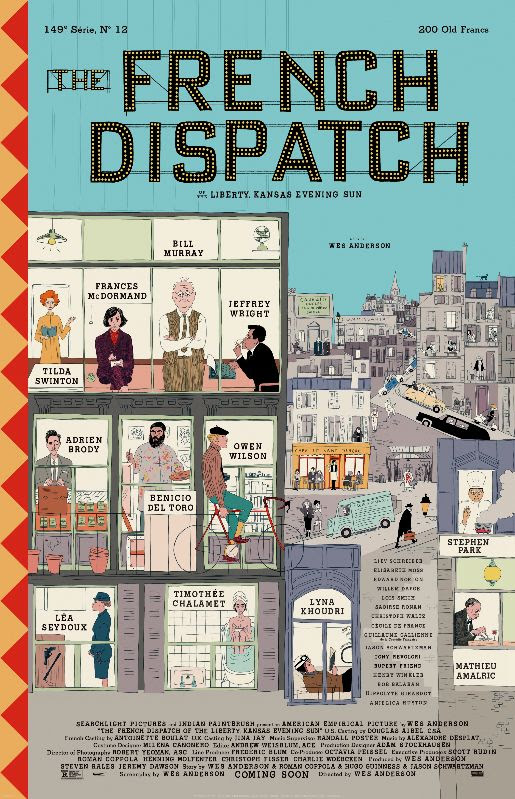 Filmplakat The French Dispatch