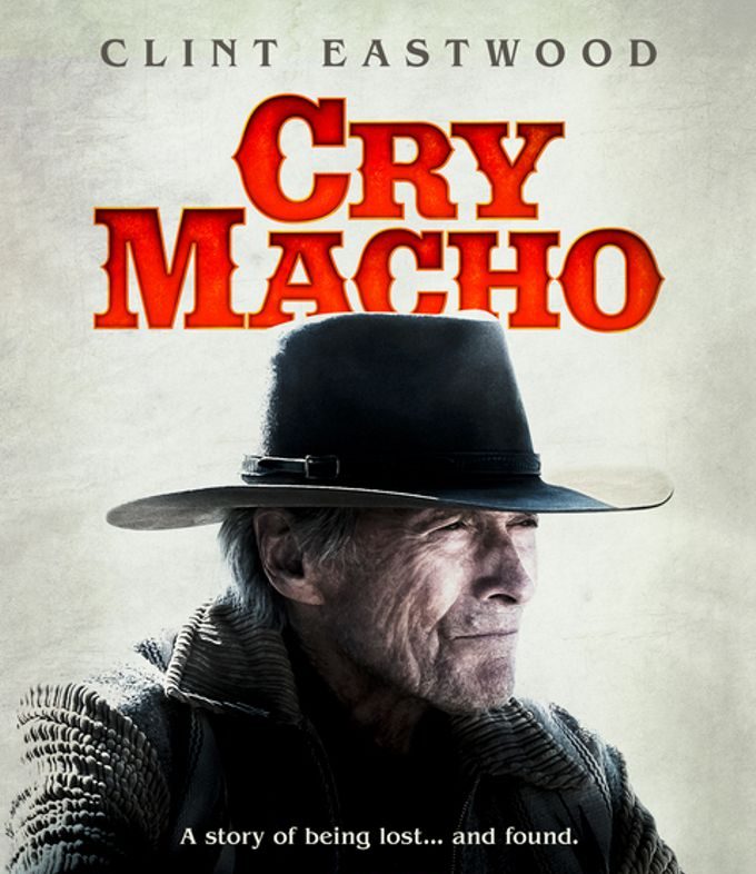 Clint Eastwood mit Hut auf dem Filmplakat zu seinem neuen Film Cry Macho