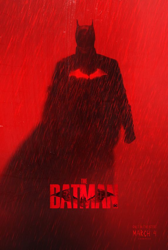 Batman Poster in Rot