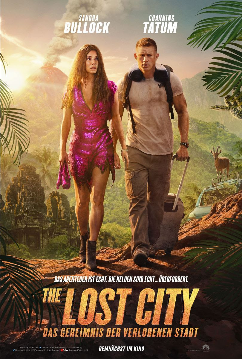 THe Lost City Poster mit Sandra Bullock und Channing Tatum