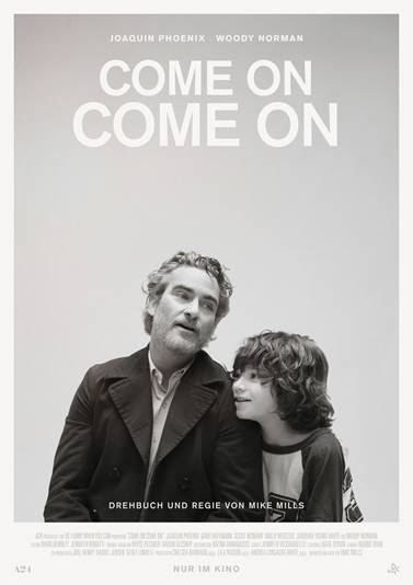 Joaquin Phoenix auf dem Plakat zum Film Come On, Come On