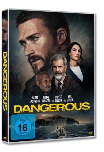 Mel Gibson und Scott Eastwood auf dem Cover der DVD zum Film Dangerous