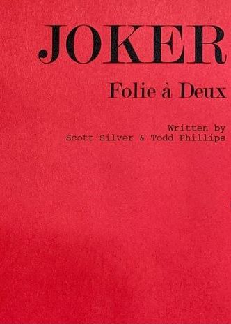 Joker 2 Drehbuch Cover