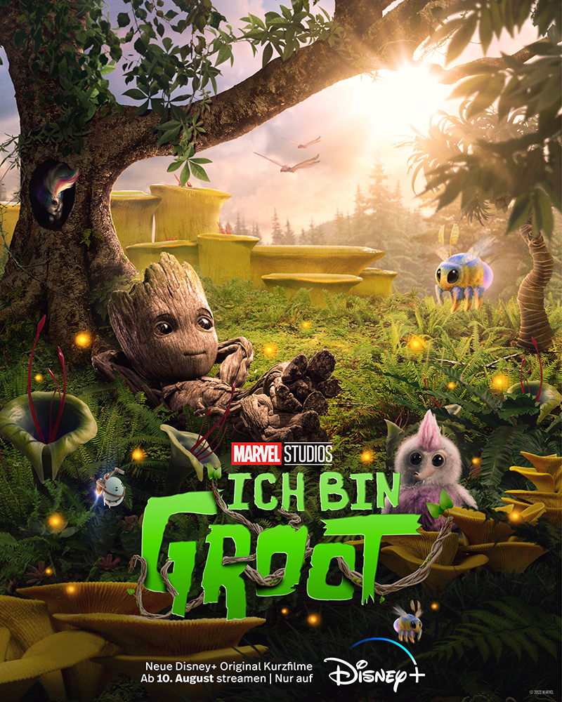 Trailer: „Ich Bin Groot“ – Fünf Kurzfilme ab 10. August auf Disney+
