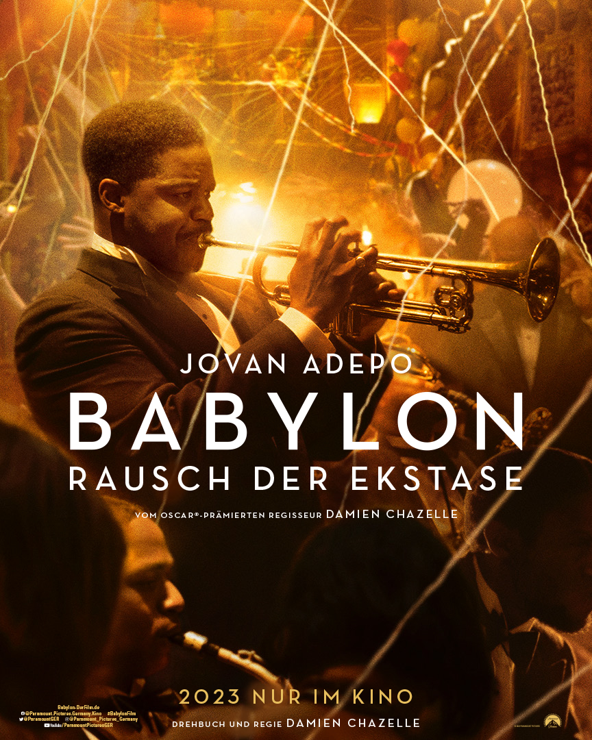Jovan Adepo in Babylon-Rausch der Ekstase