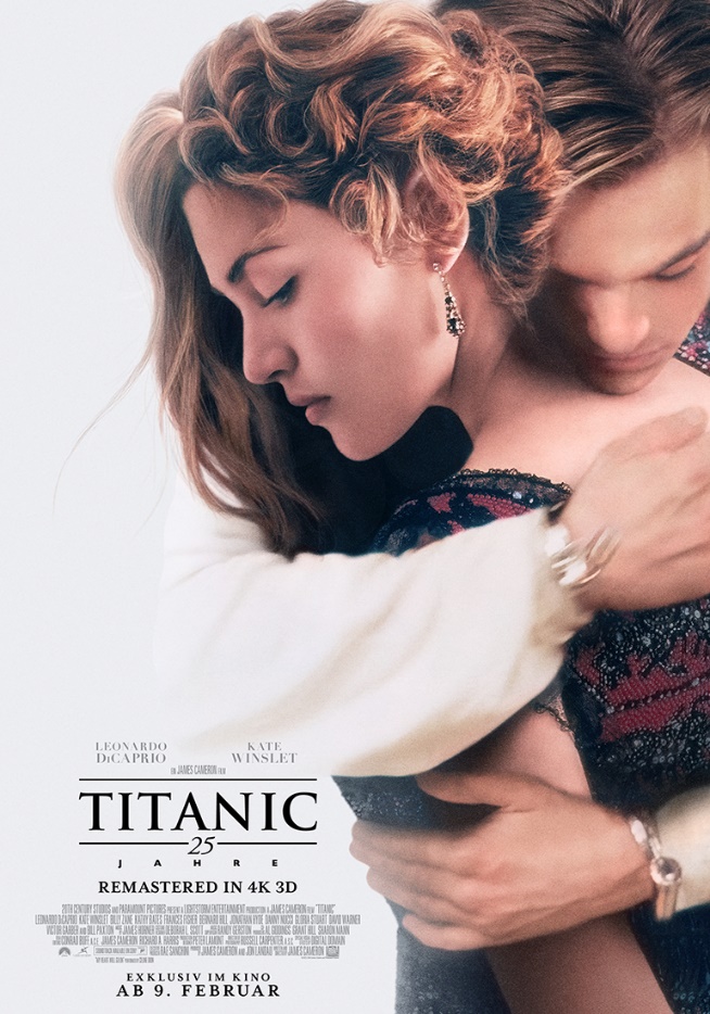 TITANIC kehrt am 9. Februar in die Kinos zurück