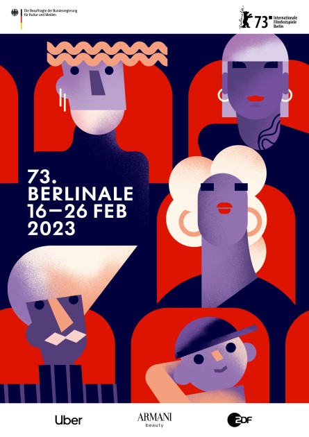 Plakat der 73. Berlinale