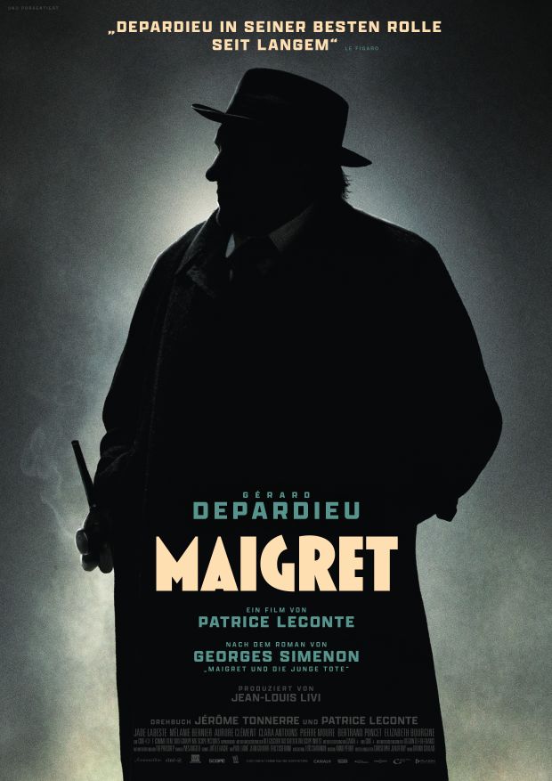 Maigret – Ab 30. März ermittelt Gerard Depardieu in der Rolle des Pfeife rauchenden Kommissars