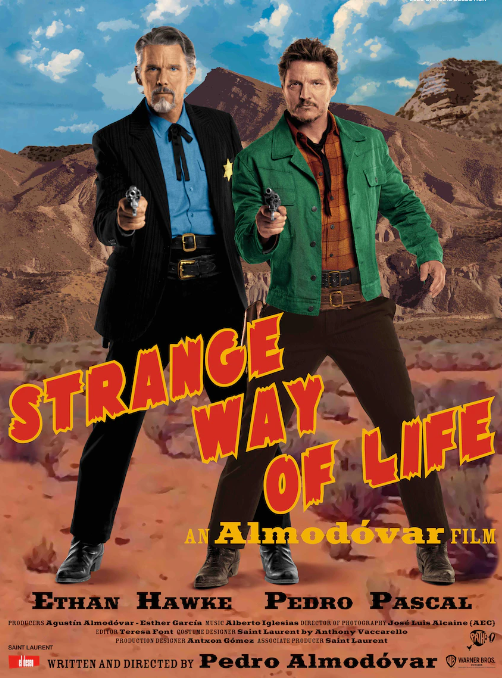 Pedro Pascal und Ethan Hawke in der Hauptrolle von Pedro Almodóvars Kurzfilm Strange Way Of Life