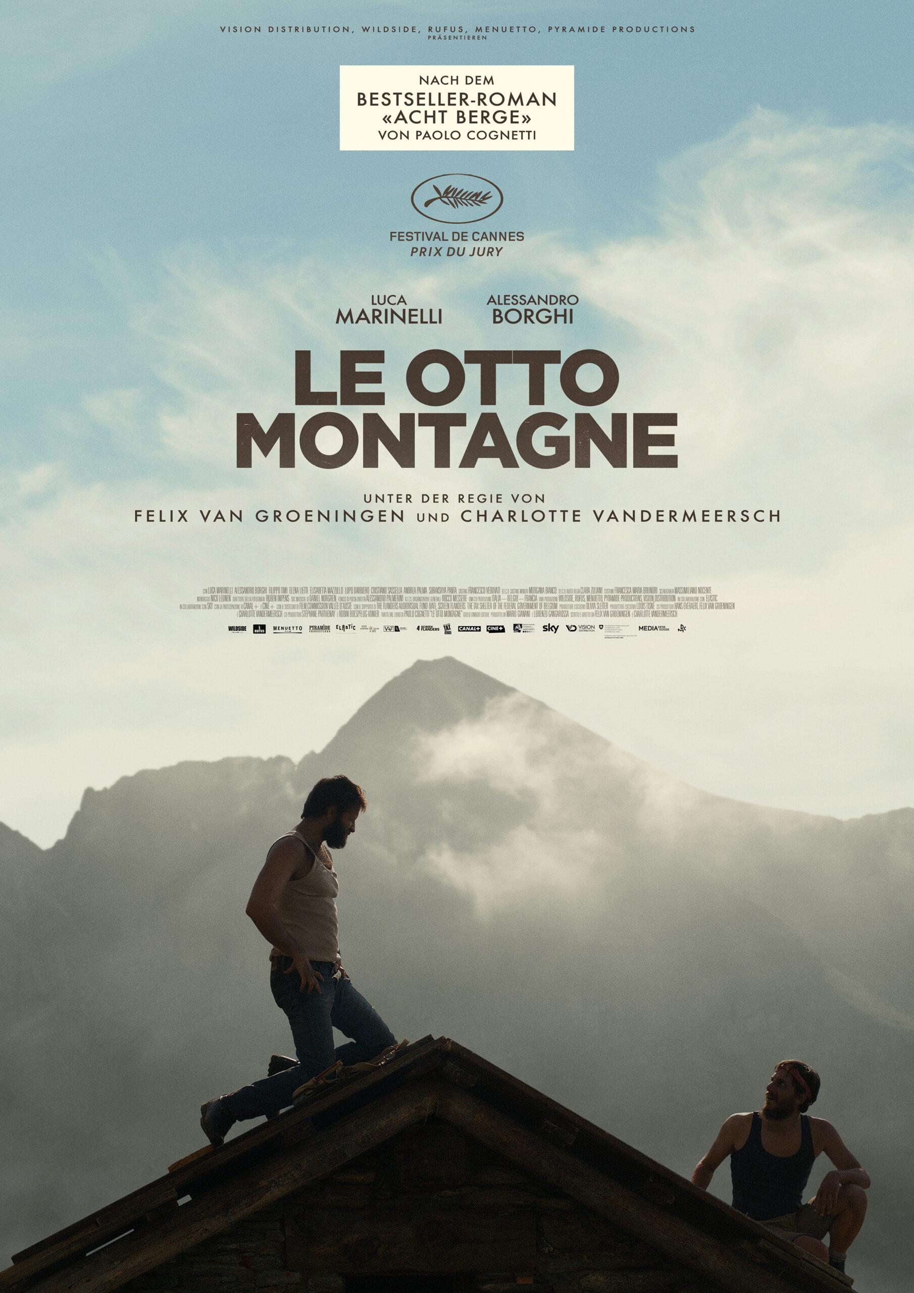 Film Kritik: Acht Berge ist eine fein ausgearbeitete Doppelcharakterstudie