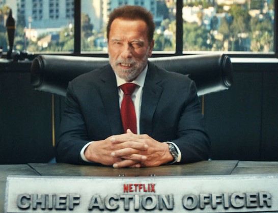 Arnold Schwarzenegger als Netflix Chef Action Officer