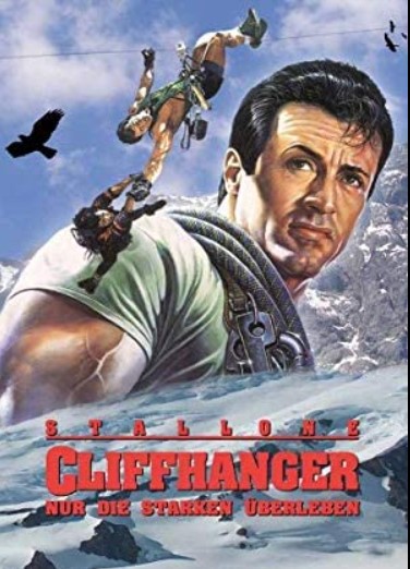 Cliffhanger Poster mit Sylvester Stallone