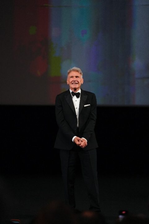 Harrison Ford bei der Filmpremiere von Indiana Jones Und Das Rad Des Schicksals in Cannes