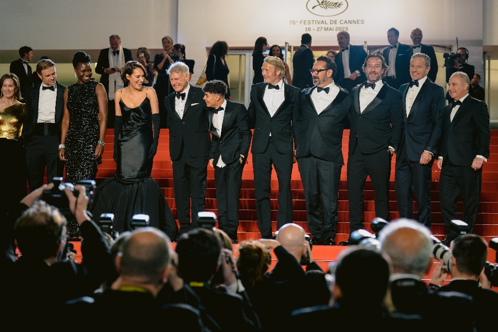 Indiana Jones Darsteller Riege in Cannes 2023 