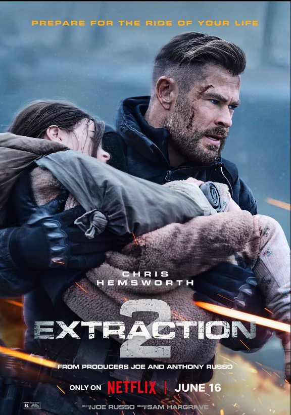 Chris Hemsworth auf dem Poster zu Tyler Rake Extraction 2