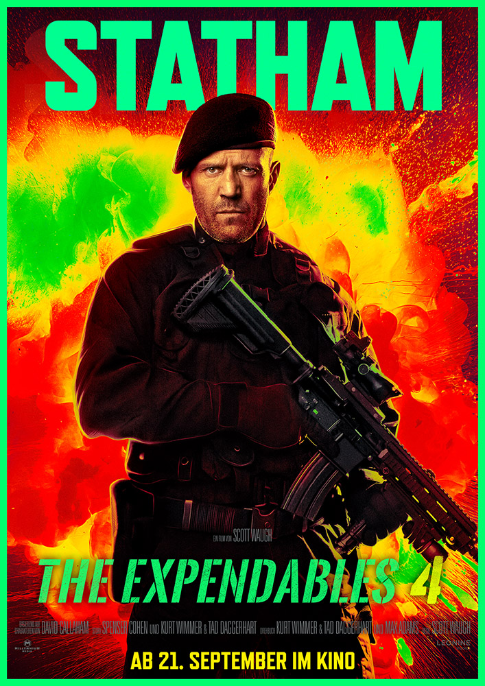 Lee Christmas (Jason Statham) Character Poster The Expendables 4
