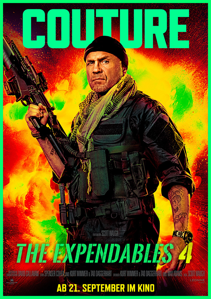 Toll Road (Randy Couture) Character Poster The Expendables 4 