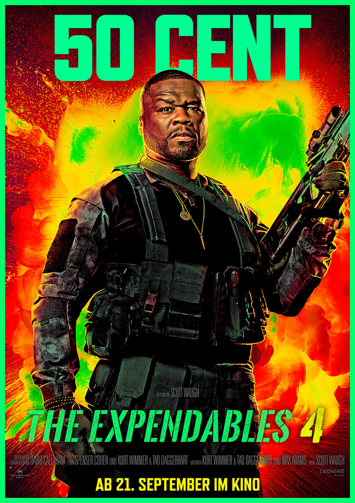 Easy Day (50 Cent) Character Poster The Expendables 4 