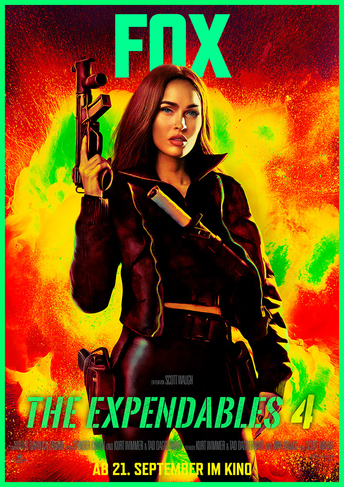 Gina (Megan Fox) Character Poster The Expendables 4 
