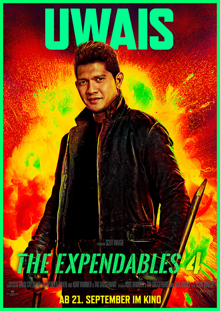 Rahmat (Iko Uwais) Character Poster The Expendables 4 