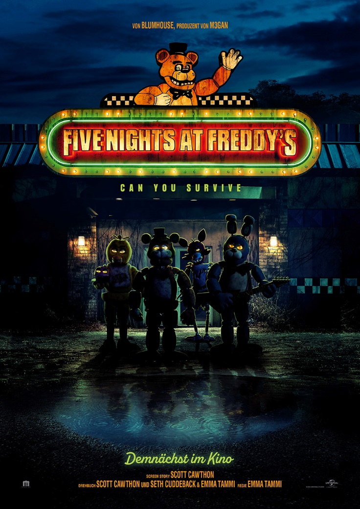 FIVE NIGHTS AT FREDDY`S - FILMPOSTER