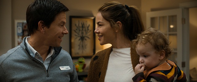 Mark Wahlberg und Michelle Monaghan in The Family Plan