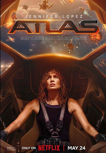 ATLAS - Film Poster mit Jennifer Lopez