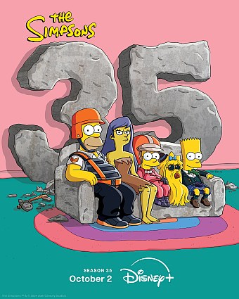 DIE SIMPSONS STAFFEL 35 PLAKAT