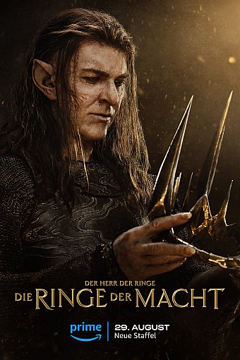 Der herr Der Ringe: Die Ringe Der Macht Staffel 2 - Neues Plakat mit Sauron