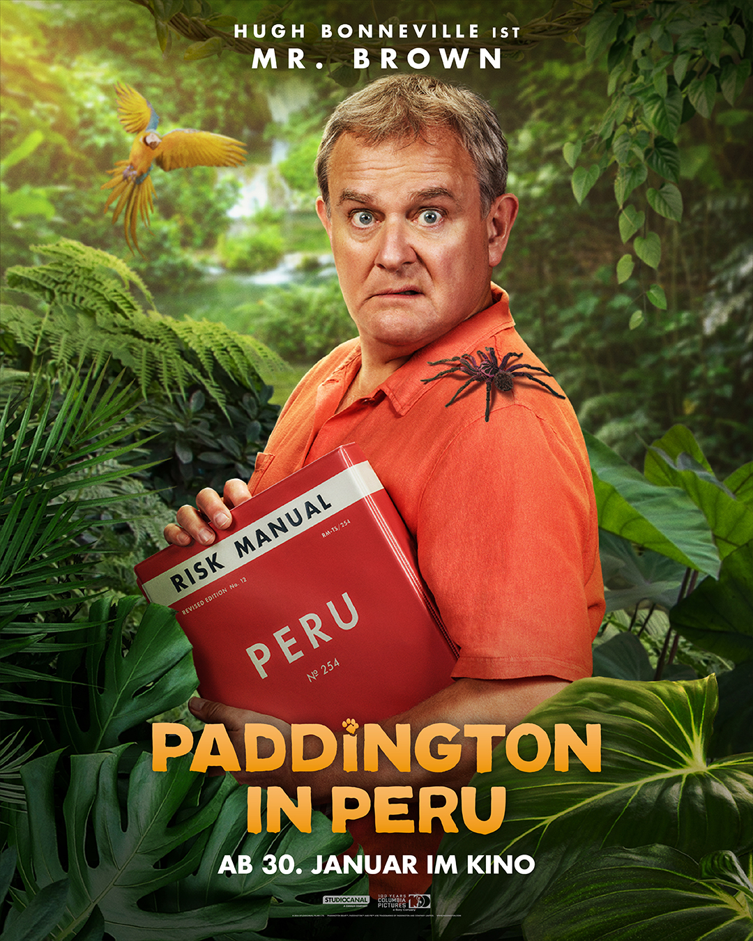 PADDINGTON IN PERU CHARACTER POSTER HUGH BONEVILLE