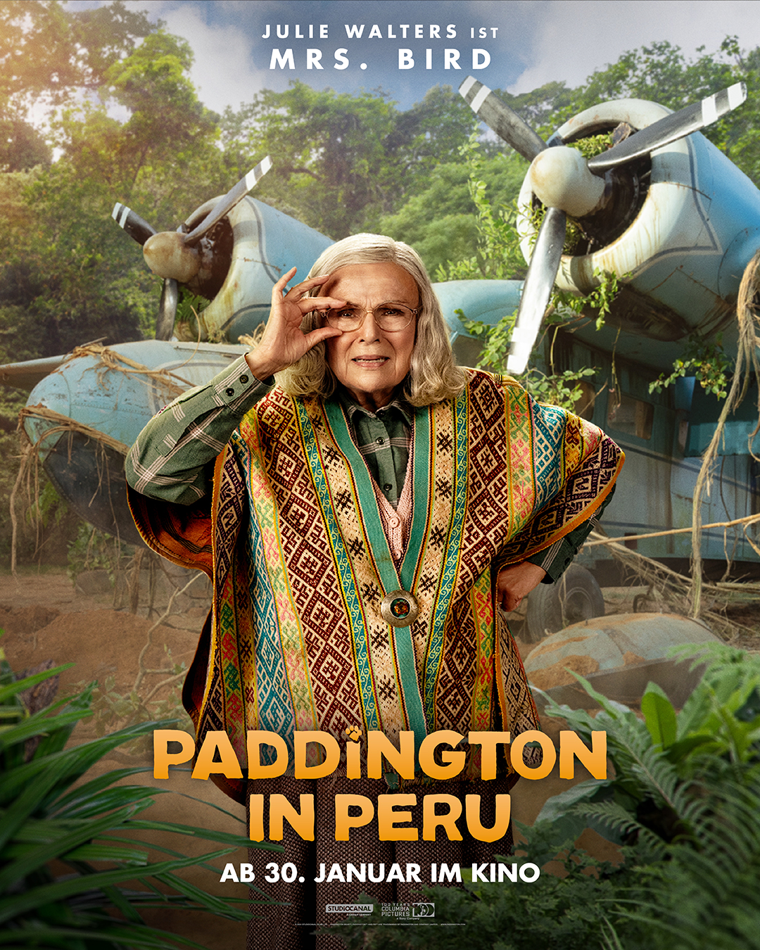 PADDINGTON IN PERU CHARACTER POSTER JULIE WALTERS