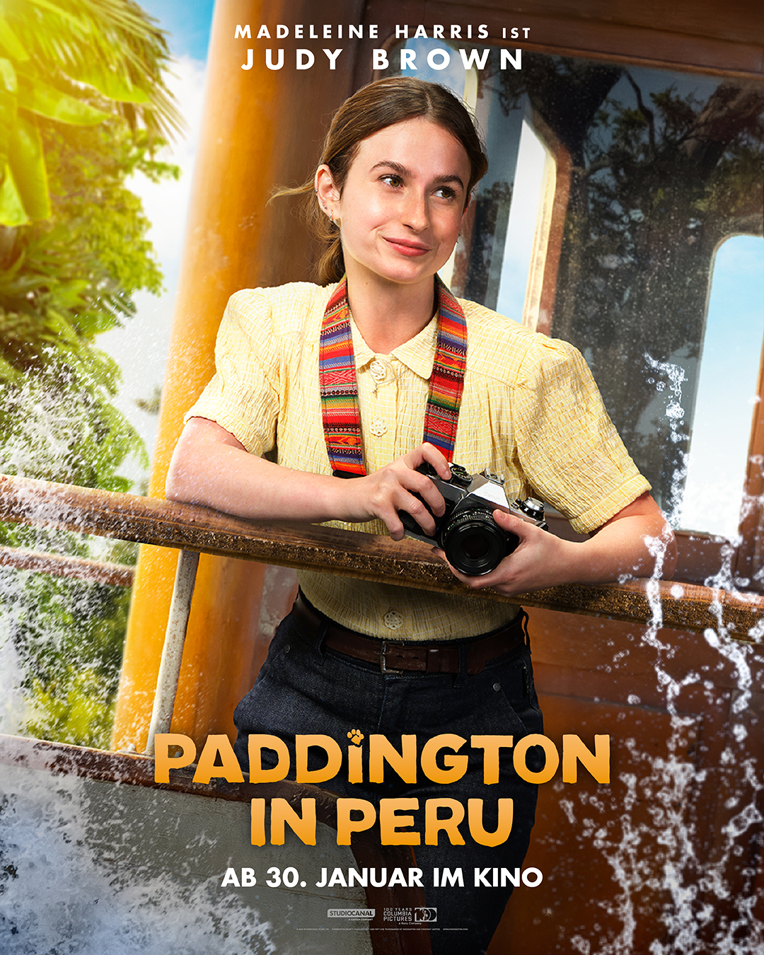 PADDINGTON IN PERU CHARACTER POSTER MADELEINE HARRIS