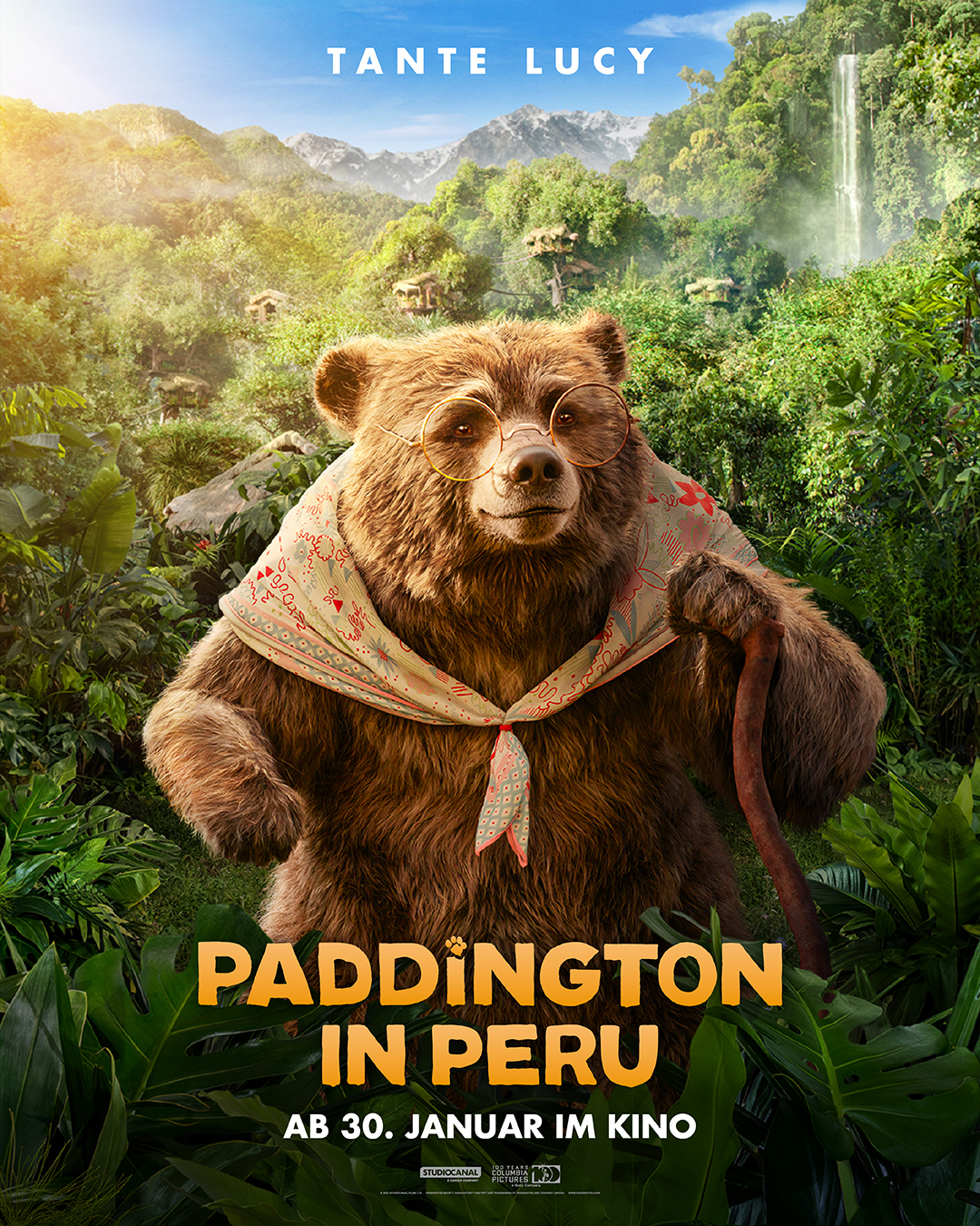 PADDINGTON IN PERU CHARACTER POSTER TANTE LUCY