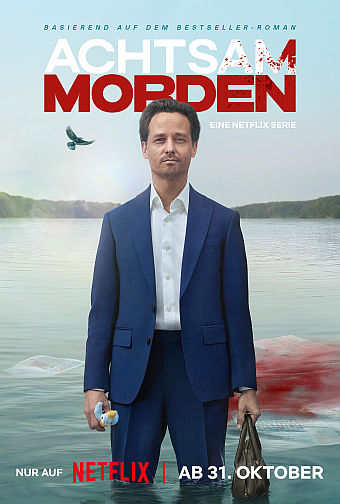 ACHTSAM MORDEN SERIEN PLAKAT