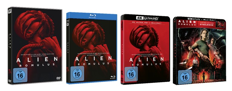 ALIEN ROMULUS DVD und BLU-RAY