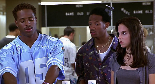 (L-R) Marlon Wayans, Shawn Wayans und Ana Faris in Scary Movie